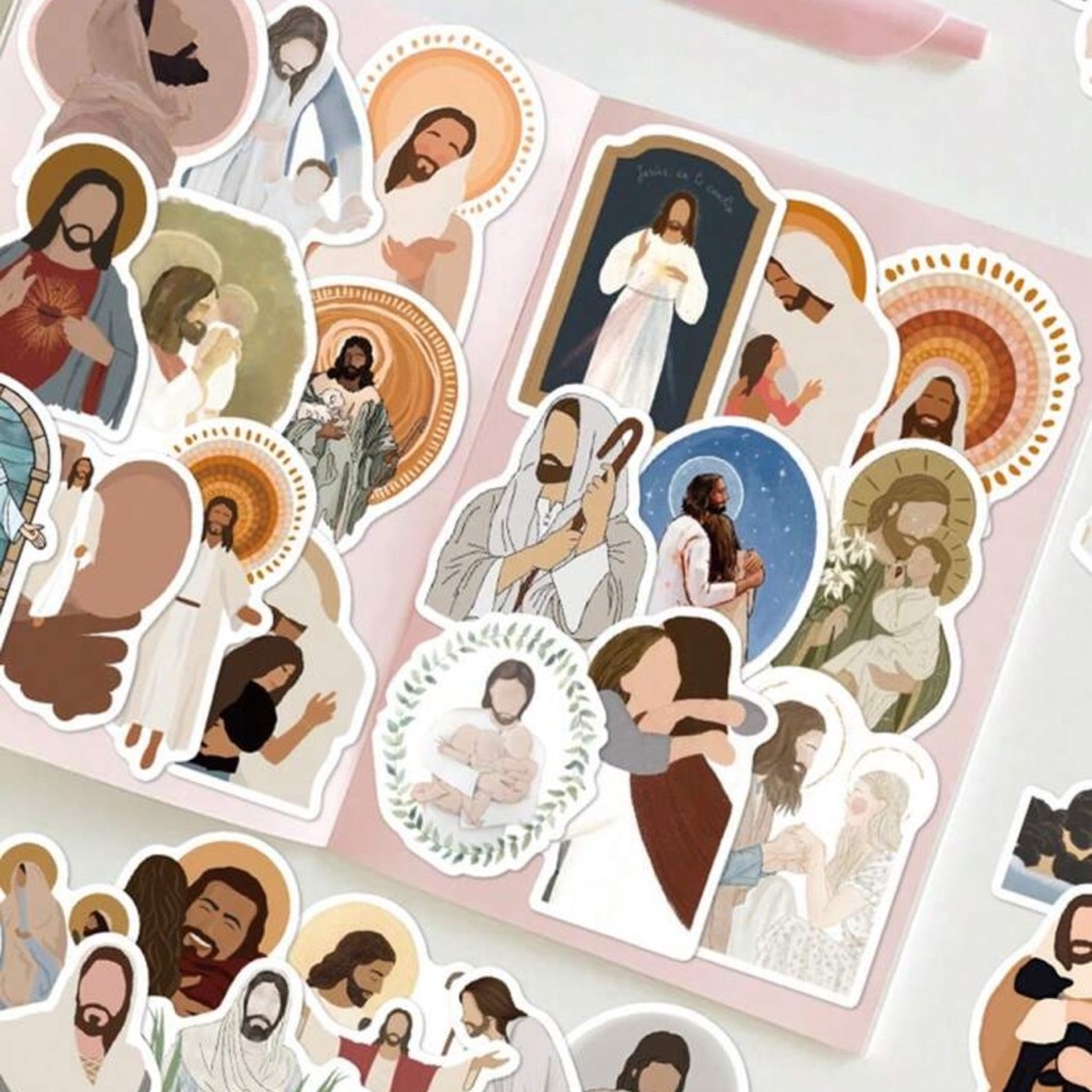 52pcs Jesus Christ Sticker Set